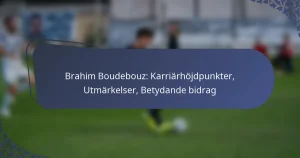 Brahim Boudebouz: Karriärhöjdpunkter, Utmärkelser, Betydande bidrag