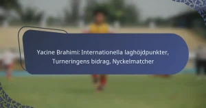 Yacine Brahimi: Internationella laghöjdpunkter, Turneringens bidrag, Nyckelmatcher